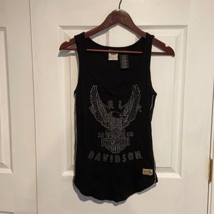 Black Harley Davidson Tank size M